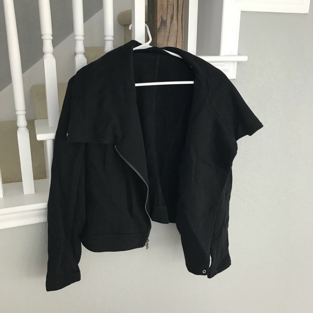 Express Black Zip Up Sweater